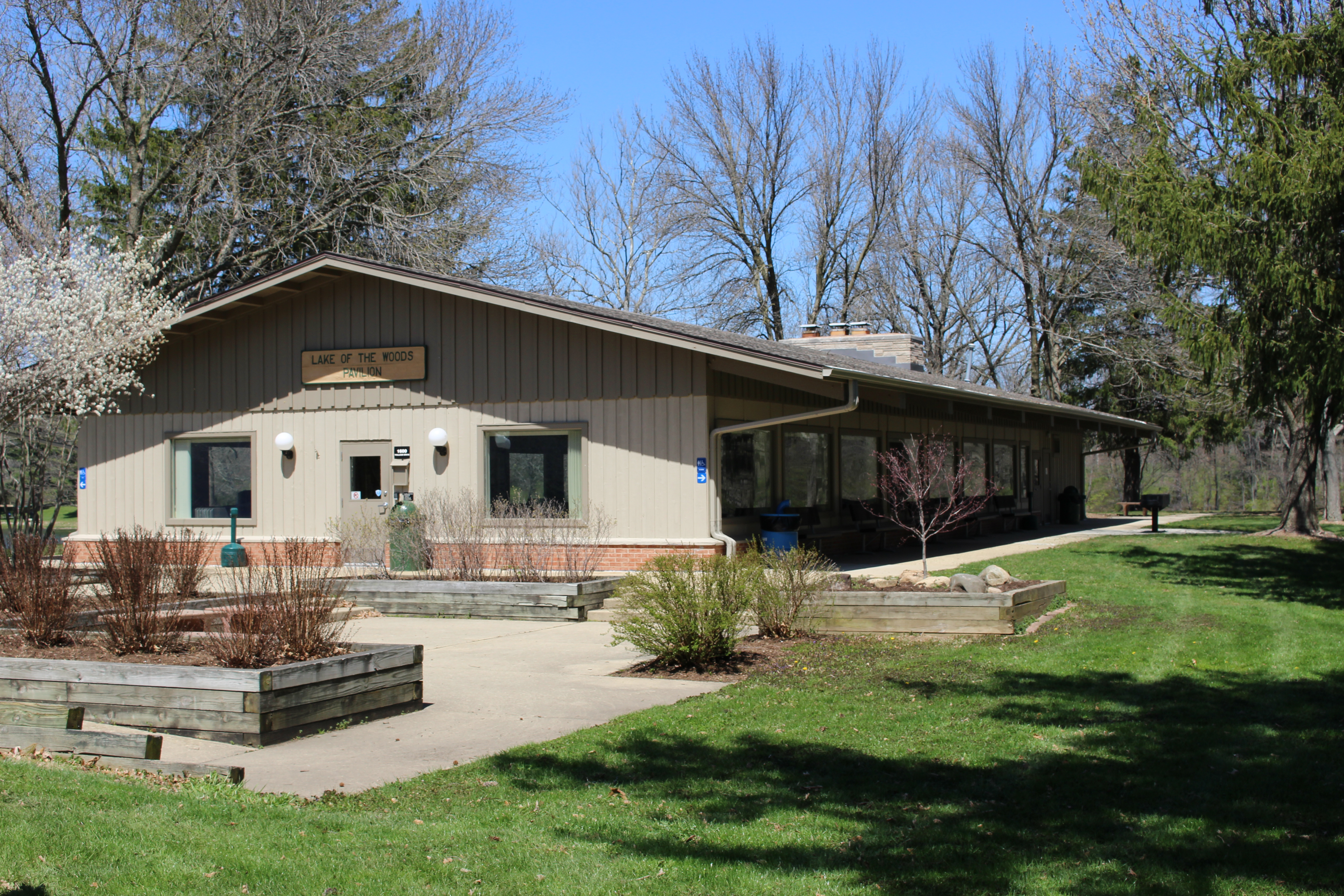 Lake of the Woods Pavilion: Front